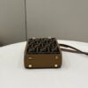 Replica Fendi Mini Tote Brown Canvas - 1:1 premium replica handbag