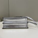 a4 Αντίγραφο Fendi Peekaboo Large Silver - υψηλής ποιότητας τσάντα σχεδιαστή