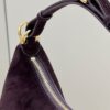 Fake Fendi Fendigraphy Large Black Velvet - elite factory replica handbag