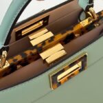 Replica Fendi Peekaboo Medium Light Green