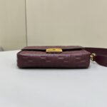 Replica Fendi Baguette Bordeaux