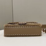 Replica Fendi Baguette Brown Wool