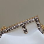 Replica Fendi First White Python - 1:1 premium replica handbag