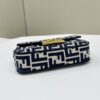 Fake Fendi Baguette Small Cotton Blue - best quality fake designer bag