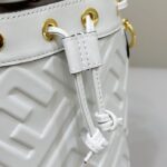 Replica Fendi Tresor Mini Bucket White - high-end replica designer purse
