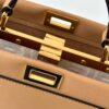 Fake Fendi Peekaboo Large Light Brown - high-end replica designer purse