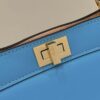 Fake Fendi Peekaboo Large Blue - affordable luxury replica bag