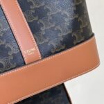 a5 (1) Replica Celine Triomphe Bucket Brown