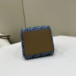 Replica Fendi Origami Small Blue Cotton - affordable luxury replica bag