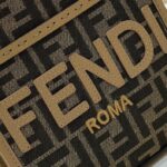 Replica Fendi Mini Tote Brown Monogram - top-grade luxury bag dupe