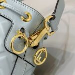 Fendi Tresor Mini Bucket Blue Replica - birinci sınıf lüks çanta taklidi