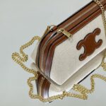 Replica Celine Triomphe Clutch White