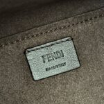 Replica Fendi Origami Small Brown Cotton - top-grade luxury bag dupe