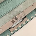 Replica Fendi Peekaboo Green Python Handle