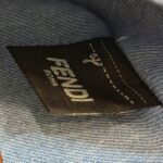 Replica Fendi Baguette Small Denim Blue