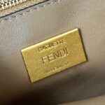 Replica Fendi Baguette Sliding Chain Brown - high-end replica designer purse