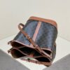 Fake Celine Triomphe Bucket Brown - designer handbag clone