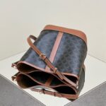 a6 (1) Replica Celine Triomphe Bucket Brown