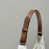 Replica Celine Triomphe Moon Bag White - designer handbag clone