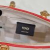 Fake Fendi By The Way Boston Red White - best quality fake designer bag