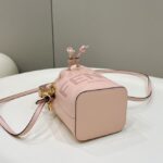 Replica Fendi Tresor Mini Bucket Pink - designer handbag clone