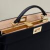 Fake Fendi Peekaboo Large Black - high-quality designer bag dupe