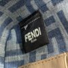 Replica Fendi Baguette Small Dark Bue Denim - high-end replica designer purse