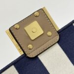 a6 Replica Fendi Baguette Small Cotton Blue
