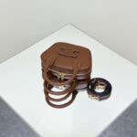 Replica Celine Bowling Bag Brown - 1:1 premium replica handbag