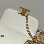 Replica Celine Teen Triomphe Bag White - high-end replica designer purse