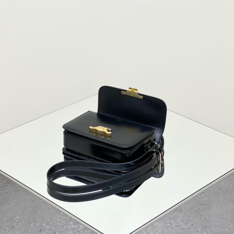 a6 Celine Triomphe Mini Black