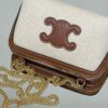 Replica Celine Triomphe Clutch White - best quality fake designer bag