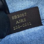 Replica Fendi By The Way Boston Blue Cotton - 1:1 premium replica handbag