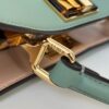 Fake Fendi Peekaboo Medium Light Green - high-end replica designer purse