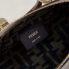 Fake Fendi By The Way Boston Dark Beige - affordable luxury replica bag