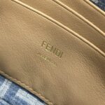 レプリカ フェンディ バゲット スモール ダークブルー デニム