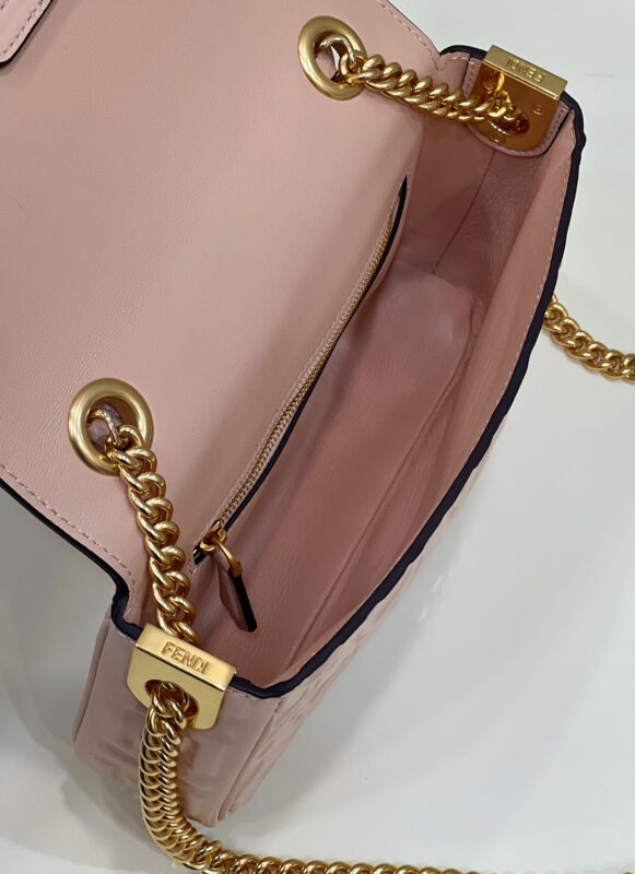 a7 Fendi Baguette Sliding Chain Pink