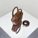 Replica Celine Bowling Bag Brown - top-grade luxury bag dupe