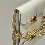 Replica Celine Teen Triomphe Bag White - top-grade luxury bag dupe