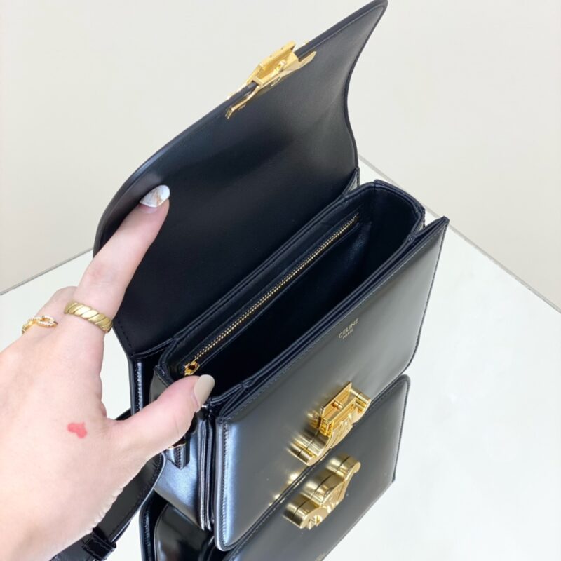 a7 Celine Triomphe Mini Black