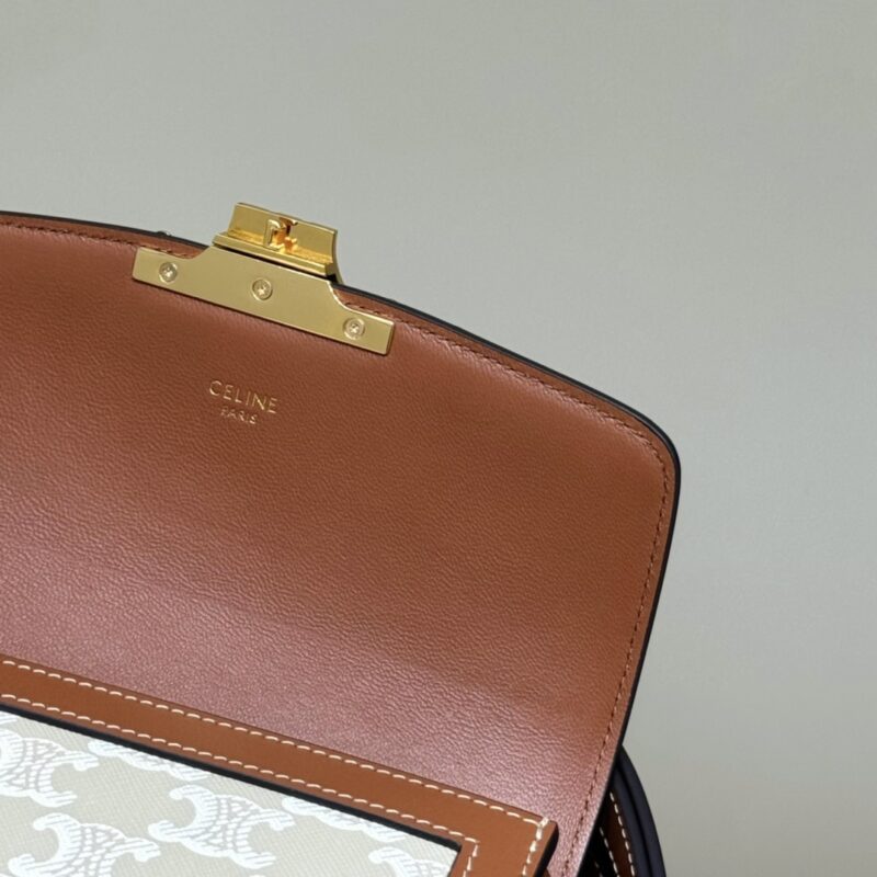 a7 Celine Triomphe Mini White
