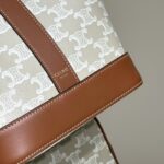 Replica Celine Triomphe Bucket White