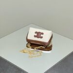 Replica Celine Triomphe Clutch White - elite factory replica handbag