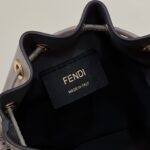 Replica Fendi Tresor Mini Bucket Grey