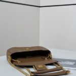 Replica Fendi Baguette Sliding Chain Brown - premium superclone handbag