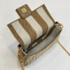 Fake Fendi Baguette Ff Brown - top-grade luxury bag dupe
