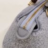 Fake Fendi By The Way Boston Blue Wool - premium superclone handbag