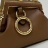 Fake Fendi First Mini Brown - top-grade luxury bag dupe