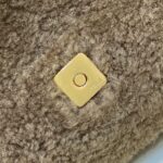 Replica Fendi Baguette Brown Wool - top-grade luxury bag dupe