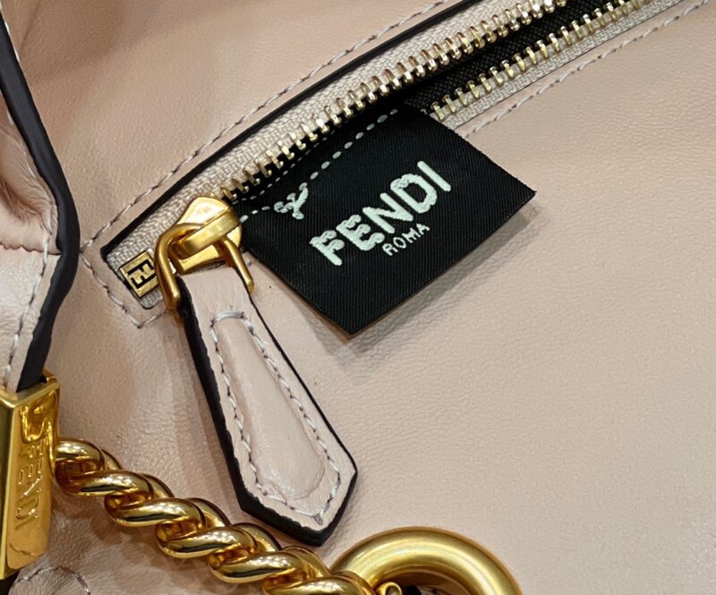 a8 Fendi Baguette Sliding Chain Pink